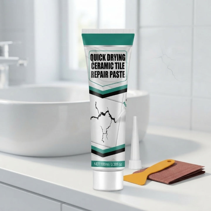 100 ml ceramic tile repair paste with spreader and sandpaper