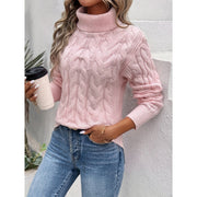 Jill - High Collar Women's Turtle Neck Sweater