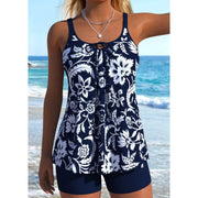 Masha - Lace Up Tankini Set