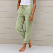 Natalie - Relaxed Fit Women's Linen Pants