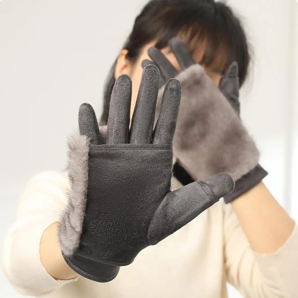 Brina – Suède Touchscreen Winterhandschoenen