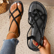 Bella - Braided Strap Orthopedic Sandals