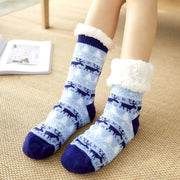 Alba - Fluffy Cuff Warm Winter Socks