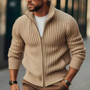 Elric - Thermal Cardigan for Men with Full Length Zipper