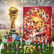 Soccer Advent Calendar 2026, 24 Numbered Doors