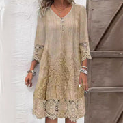 Addison - Embroidered Breathable Midi Dress