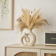 Nordic Ceramic Vase - Minimalist Porcelain Decorative Vase