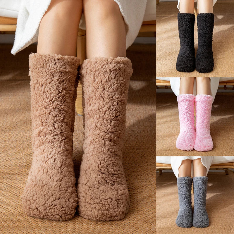 Lana – Zachte Pluche Winterhuissokken