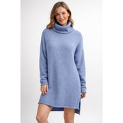 Jessilyn - Roll Neck Women’s Long Knit Sweater