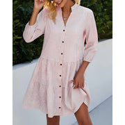 Betsy - Button-Front Tummy Control Polo Dress