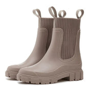 Jessica - Slip-On Waterproof Chelsea Boots