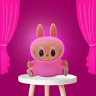 Bunny character night light on a round tabletop base