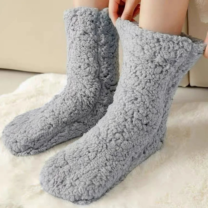 Lana – Zachte Pluche Winterhuissokken