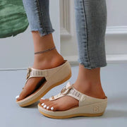 Isabella - Supportive Wide Strap Summer Orthopedic  Sandals
