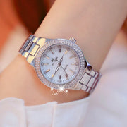 Women's Watch  - Mother-of-Pearl Watch with Crystal Details