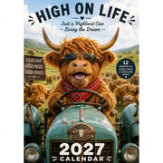Alba - Funny Highland Cow Calendar 2027