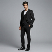 Men's Three-Piece Slim Fit Tuxedo Suit Formal Wedding