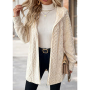 Lily - Tummy Coverage Long Sleeve Hooded Coat