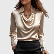 Brooke - Pleated Elegant Blouse