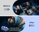 Compact rechargeable anti-snoring device with twin fans and silicone nasal components