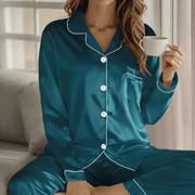 Violet - Button Front Pyjama Set