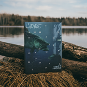 Fishing Advent Calendar – 24 Lure Christmas Countdown – Gift for Anglers Blue or Green