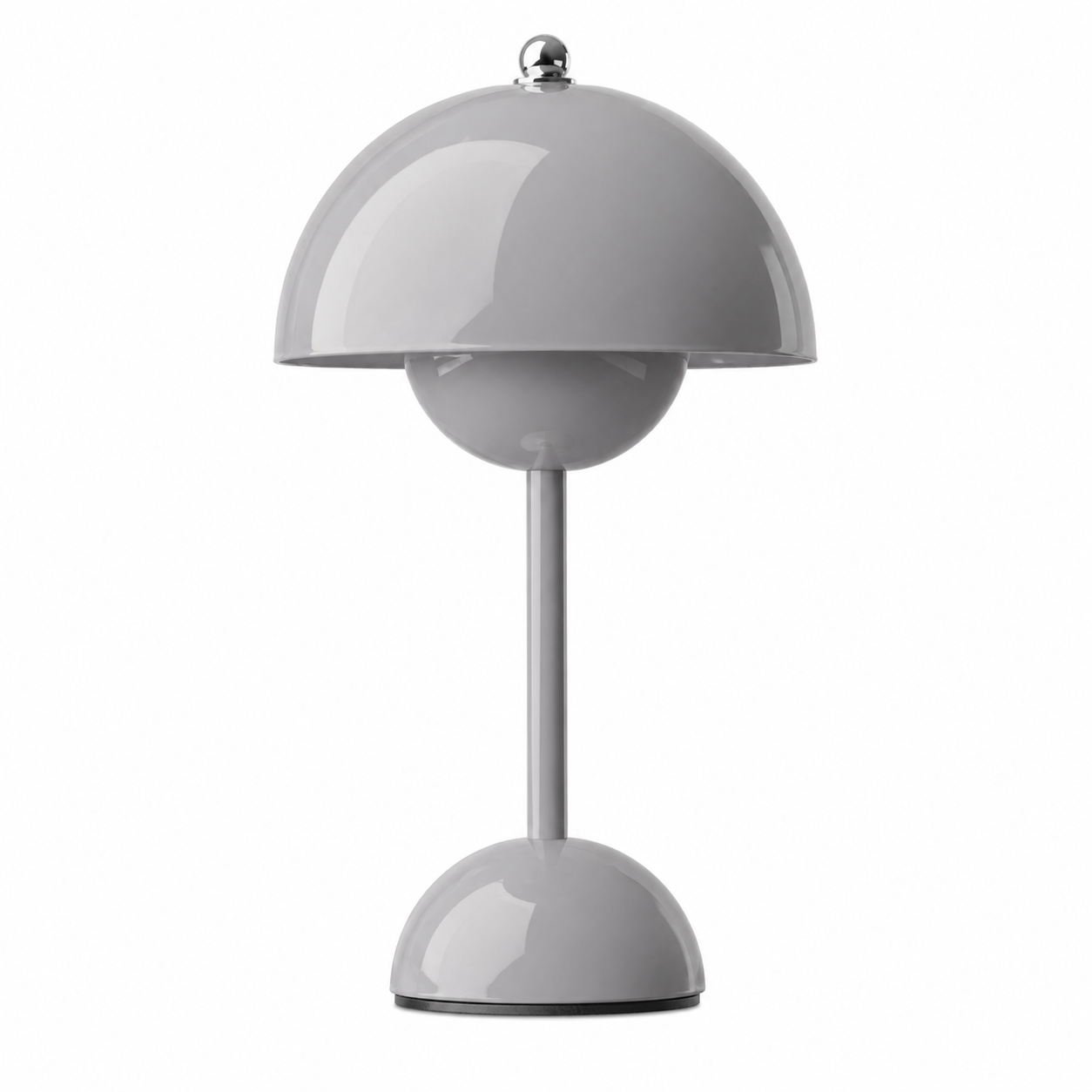 Dimmable wireless mushroom dome table lamp