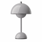 Dimmable wireless mushroom dome table lamp