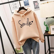 Oversized Women's Hoodie - Smile
