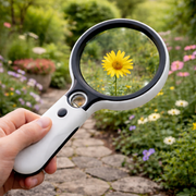 LensMax – LED Magnifying Glass – 45x Precision Zoom for Reading and Inspection