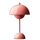 Dimmable wireless mushroom dome table lamp