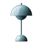 Dimmable wireless mushroom dome table lamp