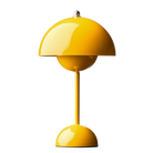 Dimmable wireless mushroom dome table lamp