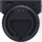 Black EZVIZ S10 indoor security camera with built-in display