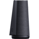 Black EZVIZ S10 indoor security camera with built-in display