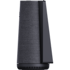 Black EZVIZ S10 indoor security camera with built-in display
