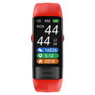 Wearable wrist blood pressure monitor with ECG display and adjustable strap