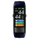 Wearable wrist blood pressure monitor with ECG display and adjustable strap