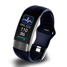 Wearable wrist blood pressure monitor with ECG display and adjustable strap