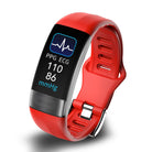 Wearable wrist blood pressure monitor with ECG display and adjustable strap