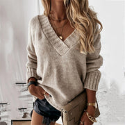 Lillian - Oversized V-Neck Women's Top
