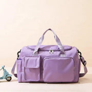 Gym Bag With Shoe Compartment - Multi-Compartment Sports Duffle
