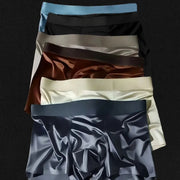 Men's Seamless Boxer Briefs - Smooth Ice Silk Comfort