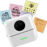 Bluetooth Label Printer - Portable Inkless Thermal Printing Design