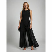 Elana - Wide Leg Sleeveless Women's Jumpsuit