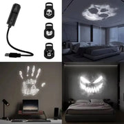 Halloween Projector Lights - 360° Spooky Pattern LED Projector