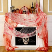 Halloween Yard Decorations - Tattered Stretchable Spooky Cloth