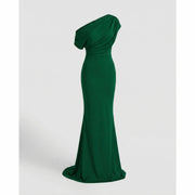 Sadie - Asymmetric Draped Off Shoulder Maxi Dress