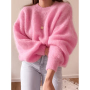 Silvia - Soft Relaxed Balloon Sleeve Women's Sweater