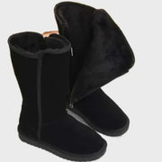 Ioanna - Suede Women's Sheepskin Boots